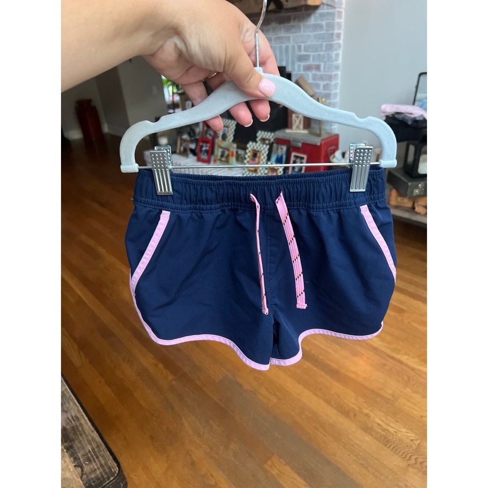 Crewcuts navy pink girls shorts size 7